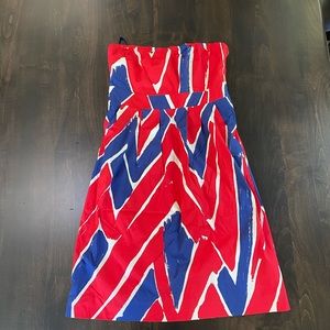 Anthropologie We Love Vera Strapless Dress